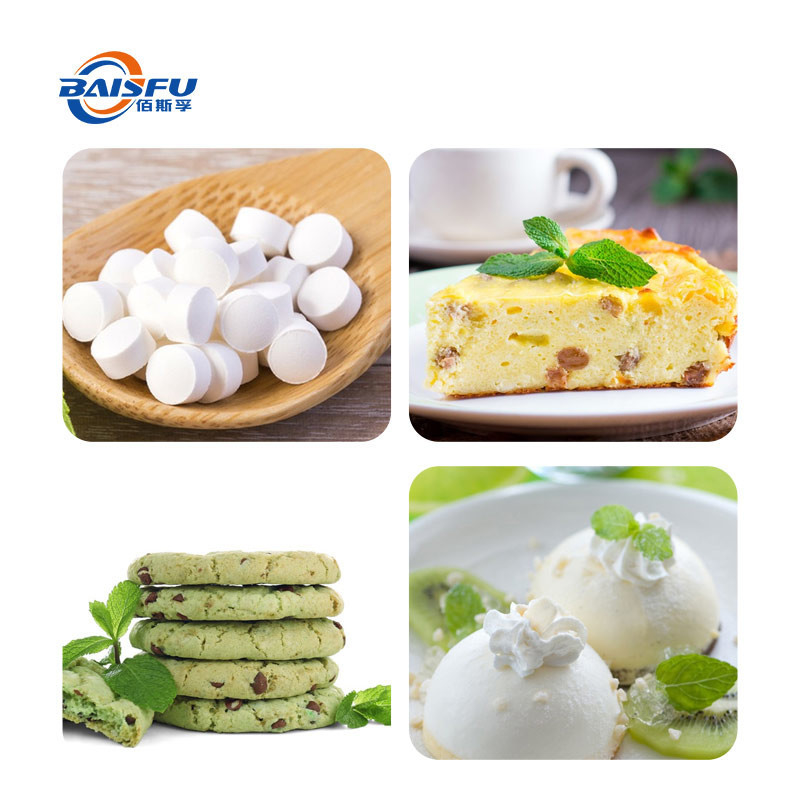 Baisfu bulk sale pure plant extract White fine powder high quality Natrual stevia 98% stevia leaf extract for weight-loss product used in candies and beverages.