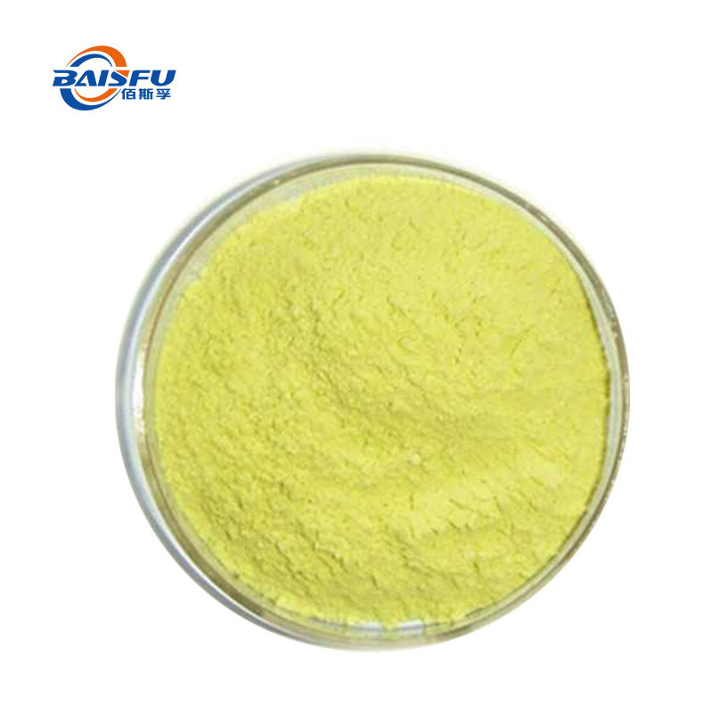 Baisfu Pure plant extract Yellow crystalline powder Vitexin CAS Number: 3681-93-4 selling well in Europe and America market for protect cardiovascular system