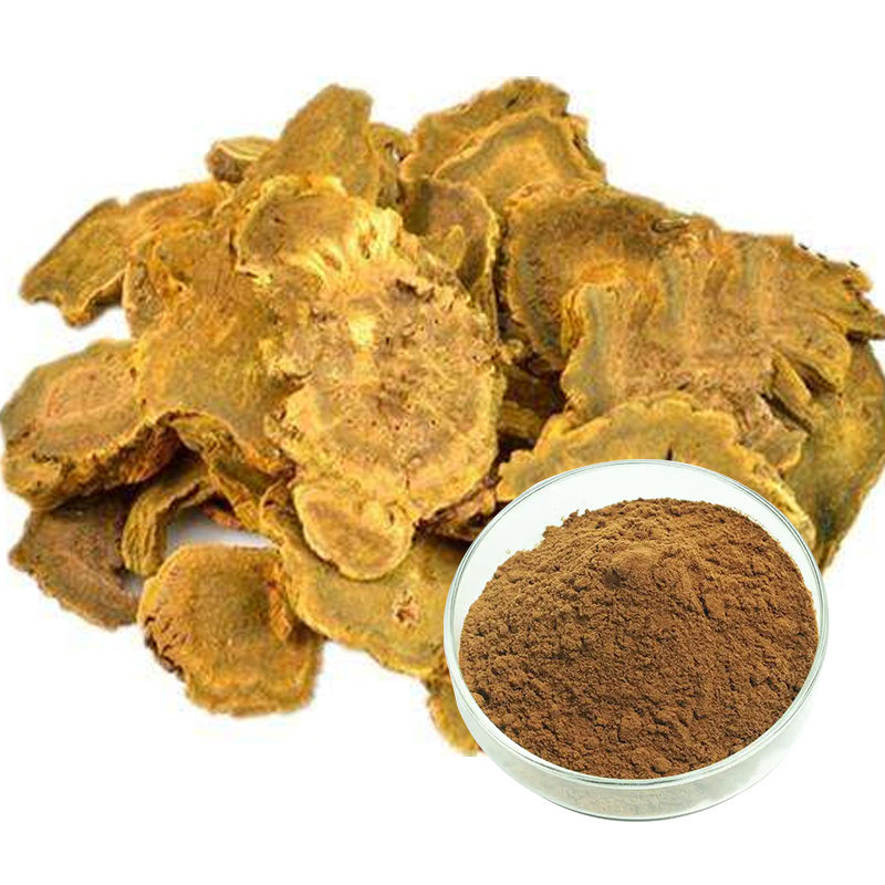 Baisfu Pure Nature Rhubarb Extract Rhein Powder, Low Price Bulk 1%-98% Rhein Used In health product industry.