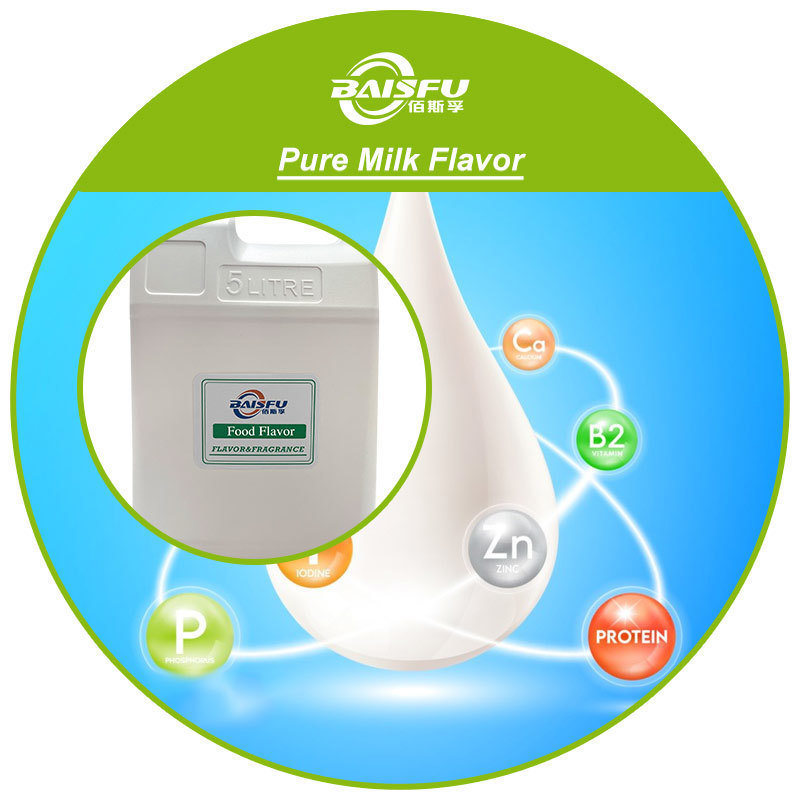 Pemium Food-Grade Creamy Pure Milk Flavor for Beverages Bakery