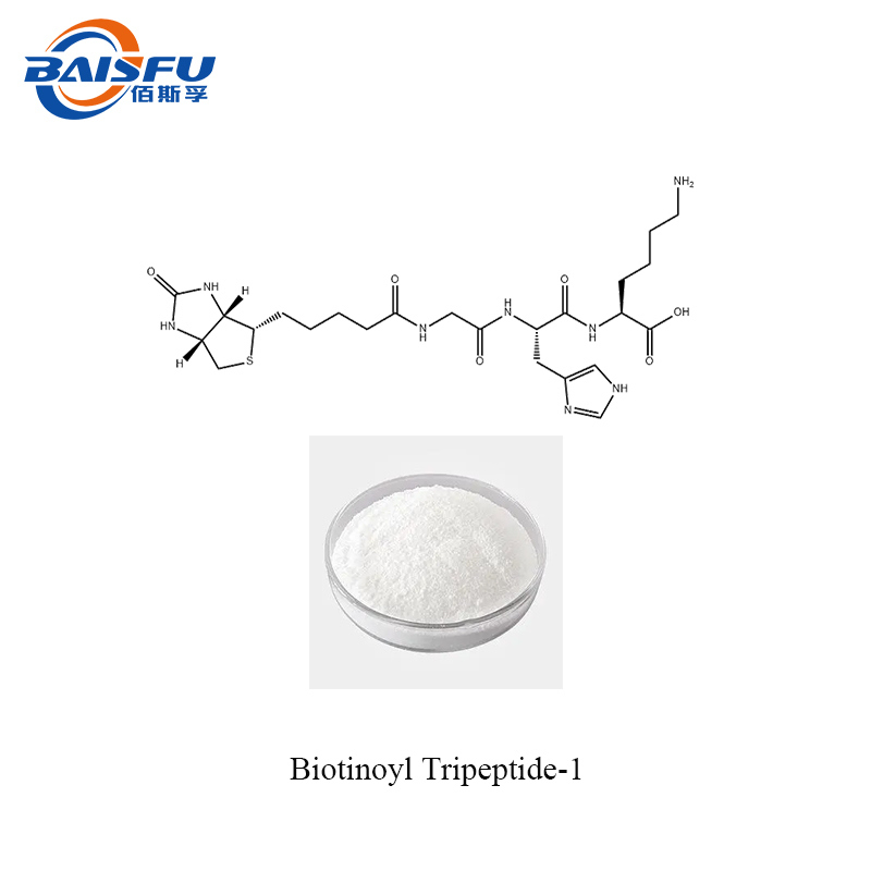 Biotinoyl Tripeptide-1 CAS 299157-54-3 High-Purity Cosmetic Peptide for Hair Care & Scalp Treatment
