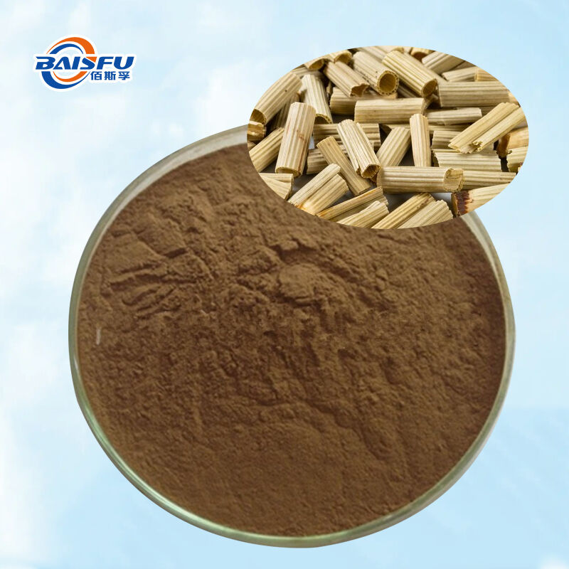 Baisfu natural Common Scouring Rush Herb Extract high quality brown yellow fine powder For medicine and Health supplements