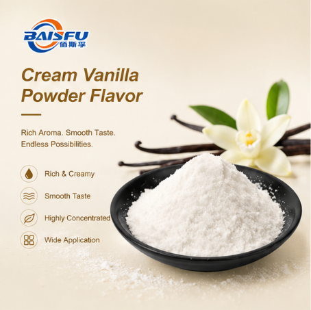 Premium Cream Vanilla Powder Flavor for Ice Cream Powder Gelato Base and Frozen Custard Blend